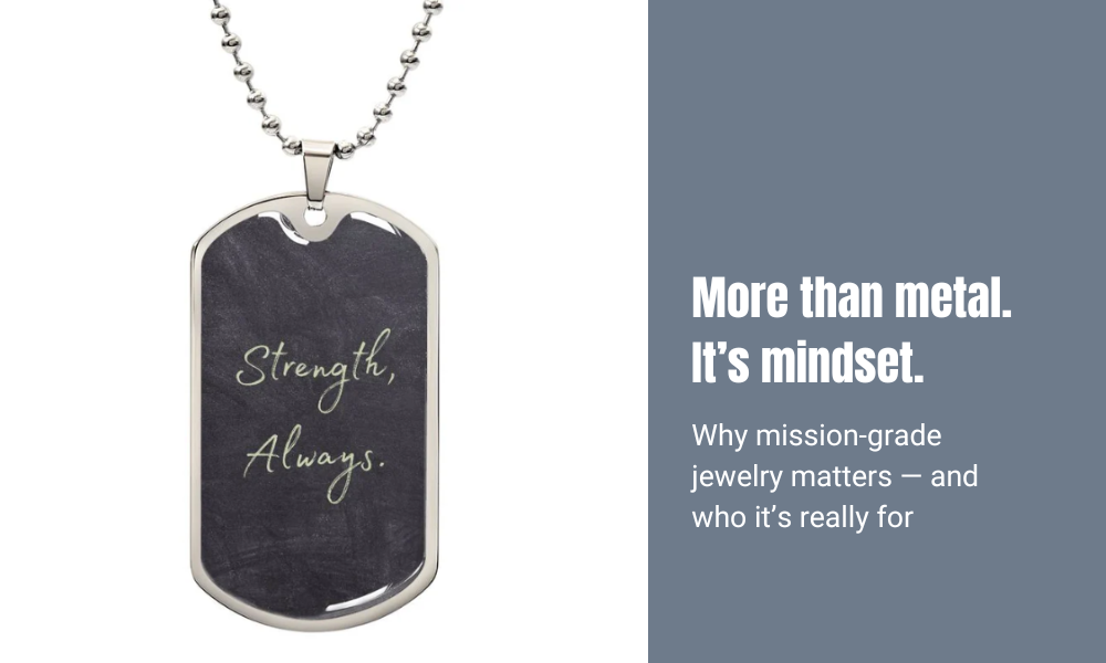 Military jewelry that holds under pressure