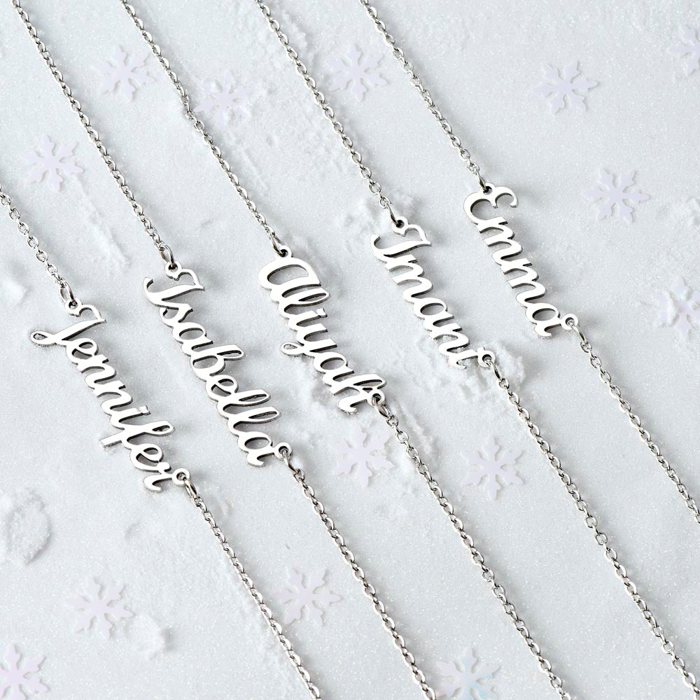 Personalized Name Necklace -the Perfect Gift