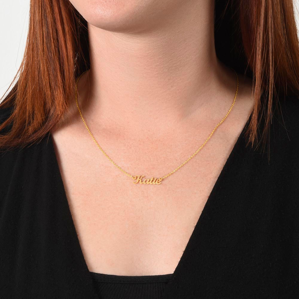 Personalized Name Necklace -the Perfect Gift